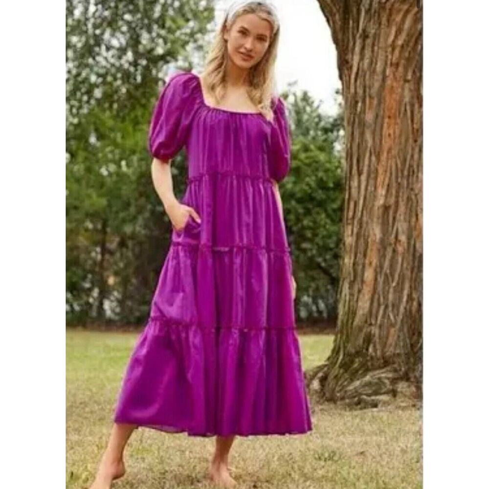 ANTONIO MELANI Purple Maxi Dress